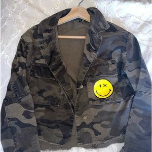 Women’s Army Graphic Jean Jacket